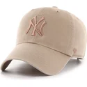 cepur-izliekta-bruns-regulejams-clean-up-no-loop-label-no-new-york-yankees-mlb-no-47-brand