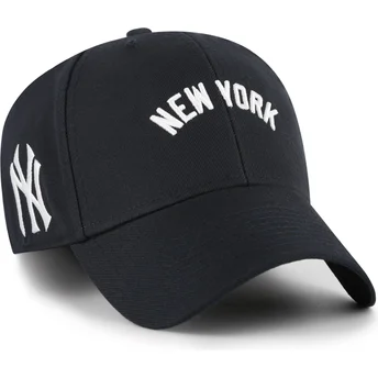 Cap izliekta navy blue adjustable strap MVP Ballpark Script Shot no New York Yankees MLB no 47 Brand