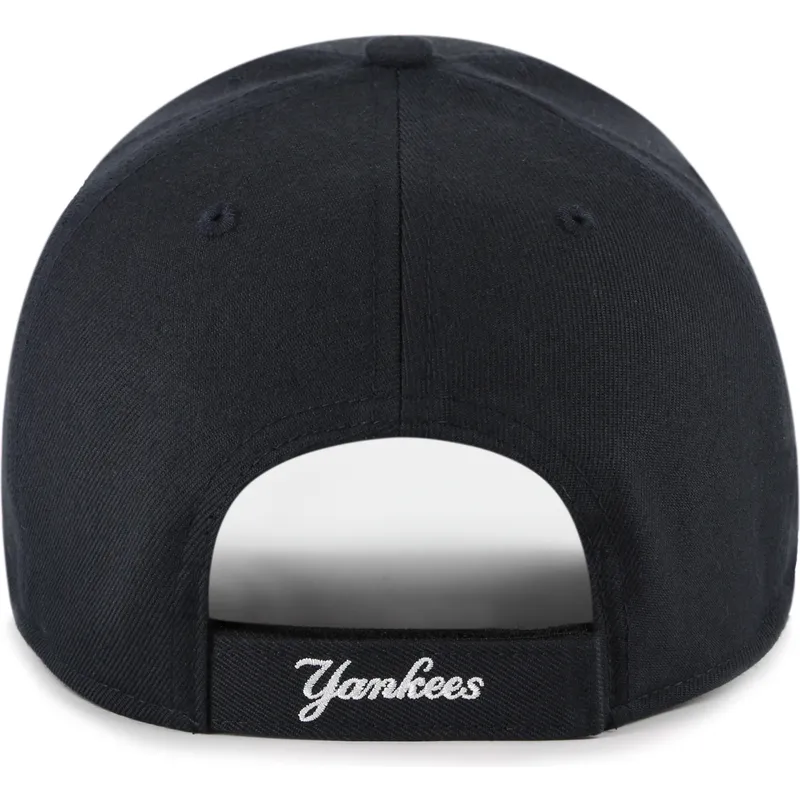 cap-izliekta-navy-blue-adjustable-strap-mvp-ballpark-script-shot-no-new-york-yankees-mlb-no-47-brand