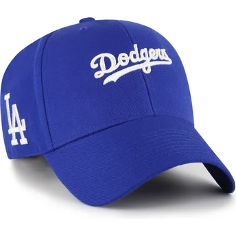 Cepur izliekta zils regulējama lente MVP Ballpark Script Shot no Los Angeles Dodgers MLB no 47 Brand