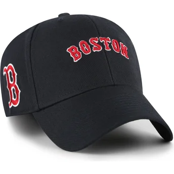 Cepur izliekta tumši zils regulējama lente MVP Ballpark Script Shot no Boston Red Sox MLB no 47 Brand