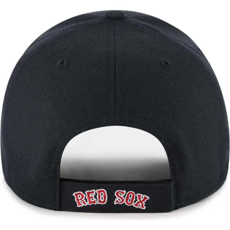 marineblaue-verstellbare-gebogene-kappe-mvp-ballpark-script-shot-der-boston-red-sox-mlb-von-47-brand