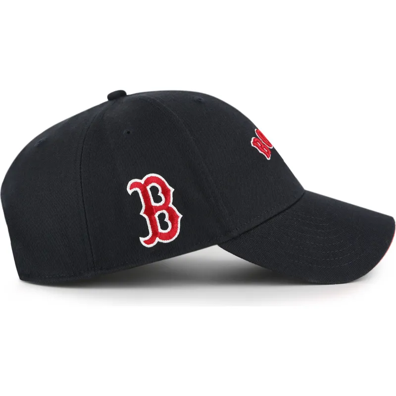 cap-izliekta-navy-blue-adjustable-strap-mvp-ballpark-script-shot-no-boston-red-sox-mlb-no-47-brand cap-izliekta-navy-blue-adjustable-strap-mvp-ballpark-script-shot-no-boston-red-sox-mlb-no-47-brand