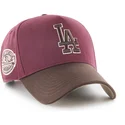 cap-izliekta-red-snapback-granate-mvp-dt-sure-shot-two-tone-cotton-no-los-angeles-dodgers-mlb-no-47-brand