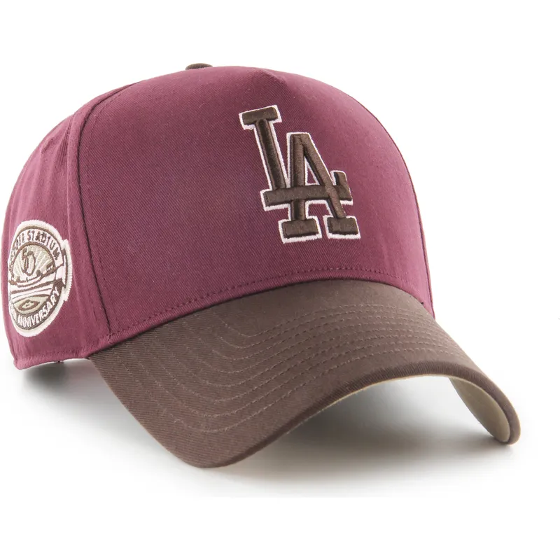 cepur-izliekta-sarkans-snapback-mvp-dt-sure-shot-two-tone-cotton-no-los-angeles-dodgers-mlb-no-47-brand