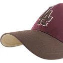 cap-izliekta-red-snapback-granate-mvp-dt-sure-shot-two-tone-cotton-no-los-angeles-dodgers-mlb-no-47-brand