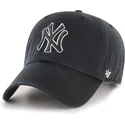 cap-izliekta-black-adjustable-strap-clean-up-no-loop-label-no-new-york-yankees-mlb-no-47-brand