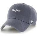cap-izliekta-navy-blue-adjustable-strap-clean-up-base-runner-script-no-new-york-yankees-mlb-no-47-brand