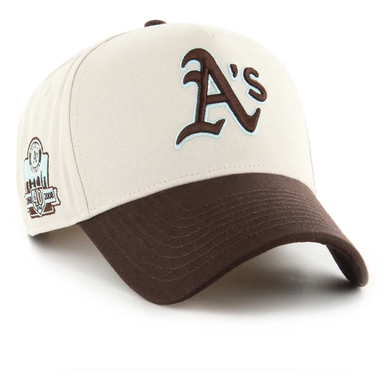 cepur-izliekta-bess-snapback-mvp-dt-sure-shot-two-tone-cotton-no-oakland-athletics-mlb-no-47-brand