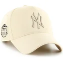 cap-izliekta-beige-snapback-mvp-dt-sure-shot-two-tone-cotton-no-new-york-yankees-mlb-no-47-brand