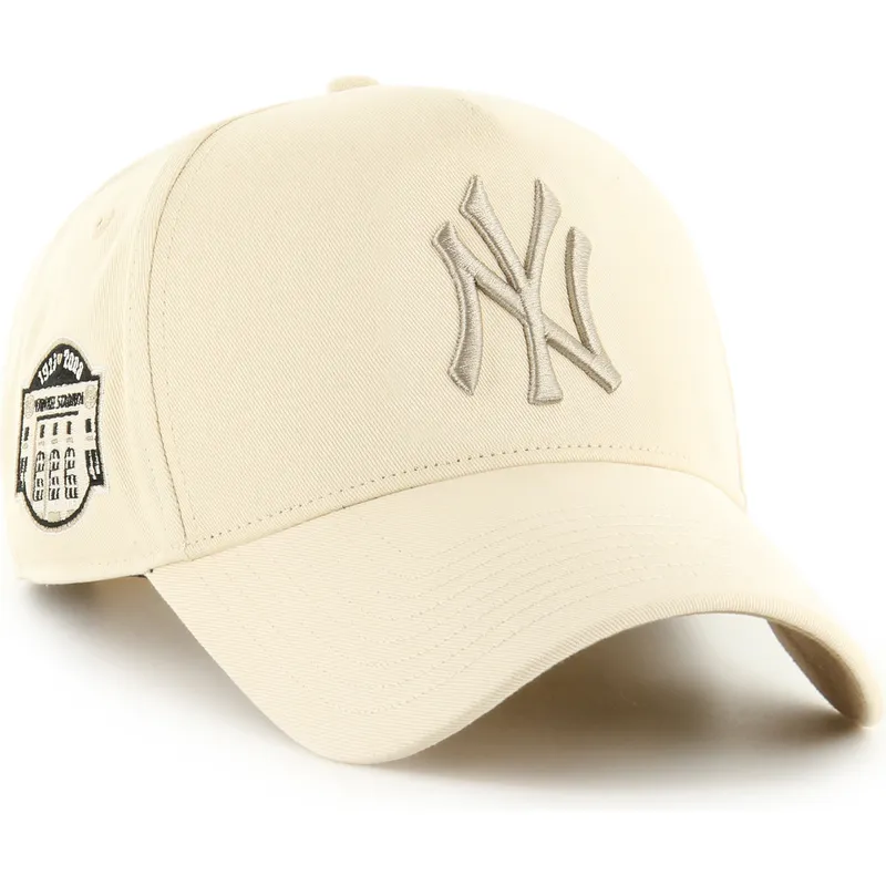 cap-izliekta-beige-snapback-mvp-dt-sure-shot-two-tone-cotton-no-new-york-yankees-mlb-no-47-brand