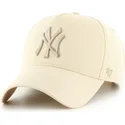 cap-izliekta-beige-snapback-mvp-dt-sure-shot-two-tone-cotton-no-new-york-yankees-mlb-no-47-brand