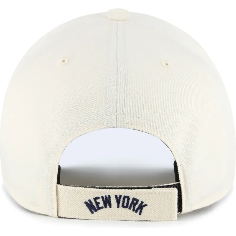 cap-izliekta-beige-adjustable-strap-mvp-two-tone-no-new-york-yankees-mlb-no-47-brand