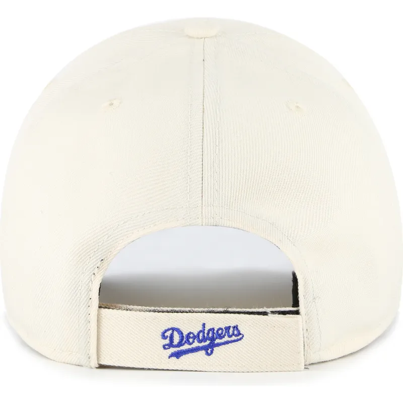 cap-izliekta-beige-adjustable-strap-mvp-two-tone-no-los-angeles-dodgers-mlb-no-47-brand