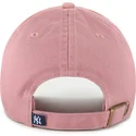 justerbar-rosa-bojd-keps-med-rosa-clean-up-logotyp-fran-new-york-yankees-mlb-av-47-brand