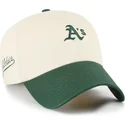 cap-izliekta-beige-adjustable-strap-clean-up-base-runner-sure-shot-two-tone-no-mlb-no-47-brand