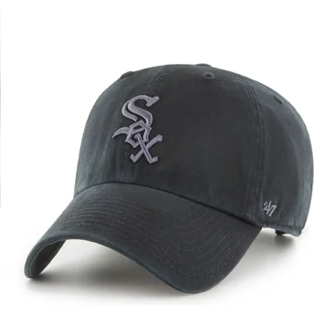 Cap izliekta black adjustable strap Clean Up no Chicago White Sox MLB no 47 Brand