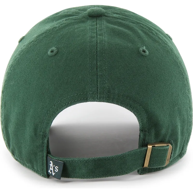 cepur-izliekta-zals-regulejams-clean-up-no-oakland-athletics-mlb-no-47-brand