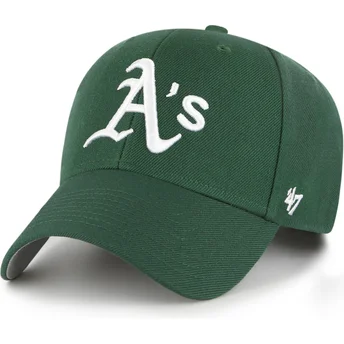 Zielona regulowana czapka z daszkiem MVP Oakland Athletics MLB od 47 Brand