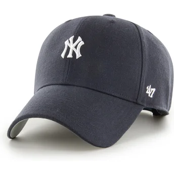 Marineblaue gebogene Snapback-Kappe MVP Base Runner der New York Yankees MLB von 47 Brand