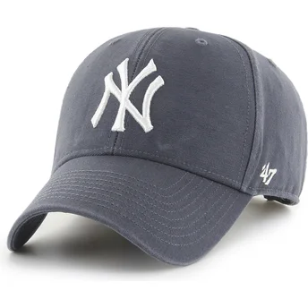 Cepur izliekta tumši zils regulējams MVP Vintage no New York Yankees MLB no 47 Brand