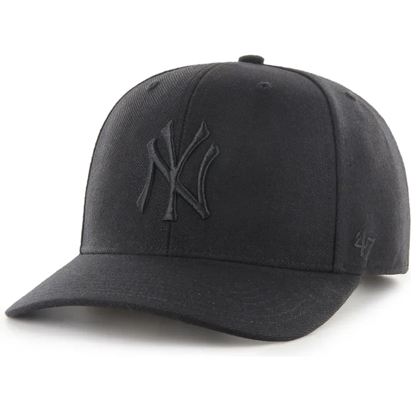 gorra-curva-negra-snapback-con-logo-negro-mvp-dp-cold-zone-de-new-york-yankees-mlb-de-47-brand