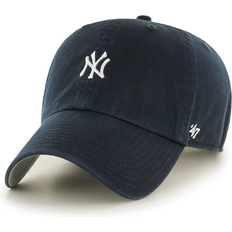cap-izliekta-navy-blue-adjustable-strap-clean-up-base-runner-mini-no-new-york-yankees-mlb-no-47-brand cap-izliekta-navy-blue-adjustable-strap-clean-up-base-runner-mini-no-new-york-yankees-mlb-no-47-brand