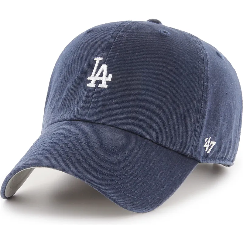 cepur-izliekta-tumsi-zils-regulejams-clean-up-base-runner-no-los-angeles-dodgers-mlb-no-47-brand