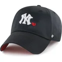 cap-izliekta-black-adjustable-strap-clean-up-with-love-no-new-york-yankees-mlb-no-47-brand