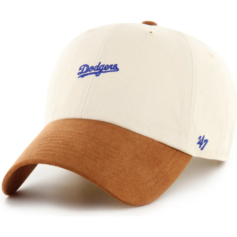 cap-izliekta-beige-adjustable-strap-marron-clean-up-mini-script-suede-visor-no-los-angeles-dodgers-mlb-no-47-brand cap-izliekta-beige-adjustable-strap-marron-clean-up-mini-script-suede-visor-no-los-angeles-dodgers-mlb-no-47-brand