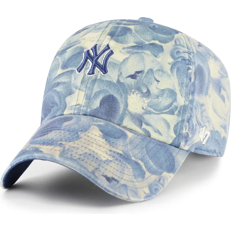 bojd-justerbar-bla-keps-clean-up-gardenia-fran-new-york-yankees-mlb-av-47-brand