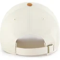 cap-izliekta-beige-adjustable-strap-marron-clean-up-mini-script-suede-visor-no-boston-red-sox-mlb-no-47-brand