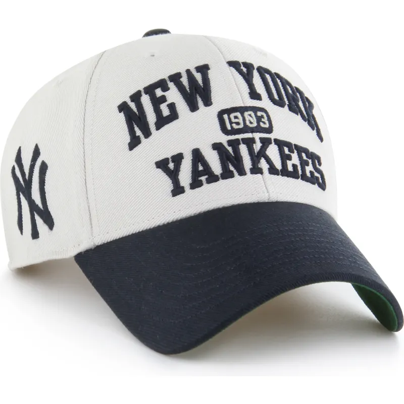 gebogene-beige-und-marineblaue-verstellbare-kappe-mvp-broke-line-der-new-york-yankees-mlb-von-47-brand