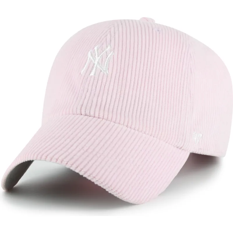 cepur-izliekta-roza-regulejams-clean-up-cord-base-runner-no-new-york-yankees-mlb-no-47-brand