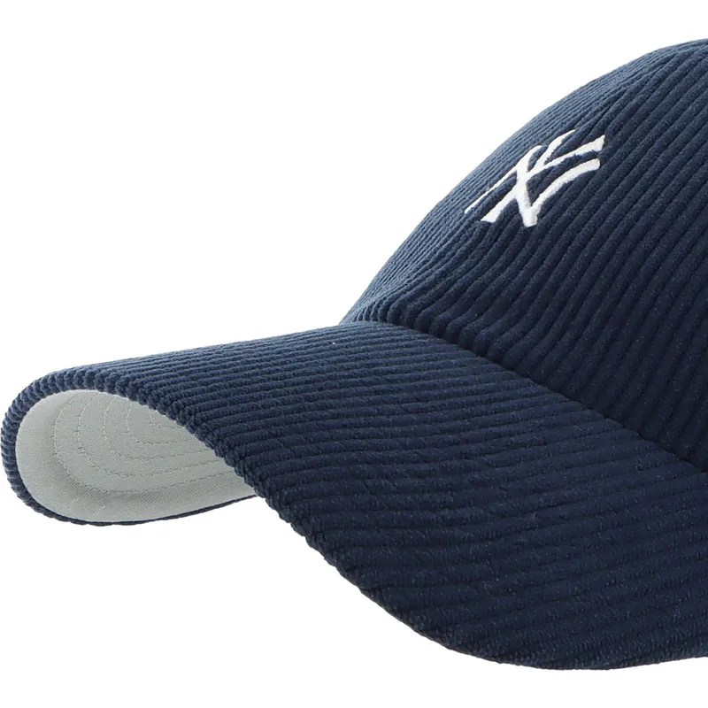cap-izliekta-navy-blue-adjustable-strap-clean-up-cord-base-runner-no-new-york-yankees-mlb-no-47-brand