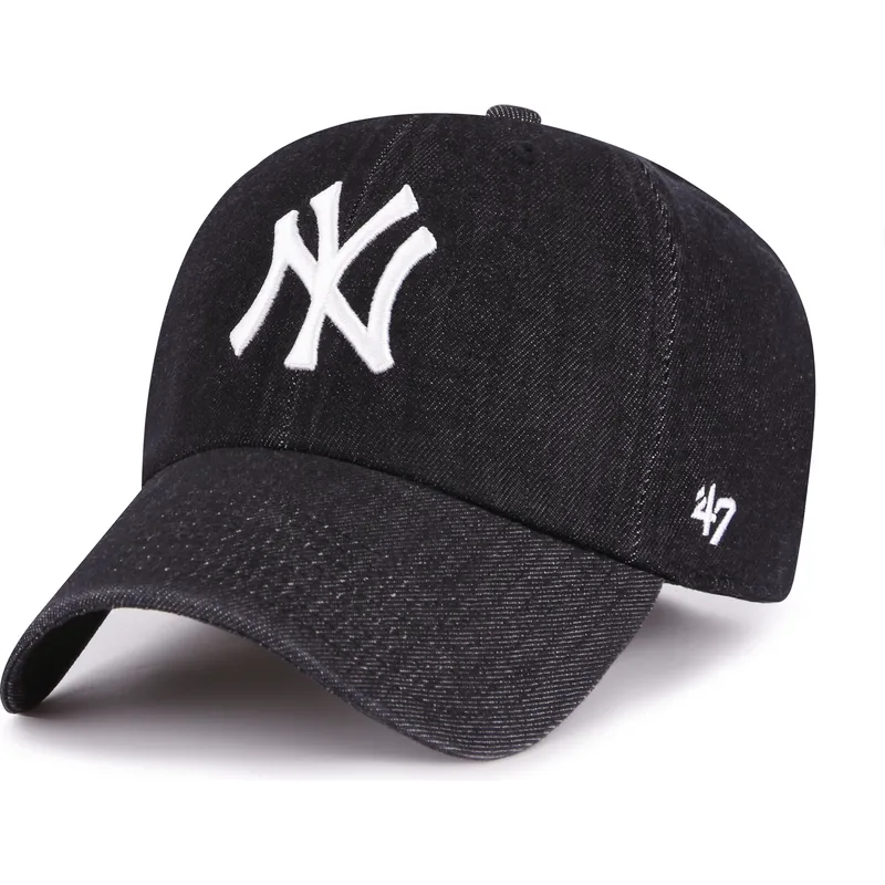cap-izliekta-black-adjustable-strap-clean-up-lennon-no-new-york-yankees-mlb-no-47-brand