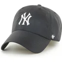 casquette-courbee-noire-ajustable-clean-up-brrr-new-york-yankees-mlb-47-brand