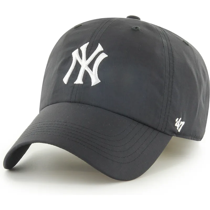 schwarze-verstellbare-curved-cap-clean-up-brrr-der-new-york-yankees-mlb-von-47-brand