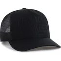 schwarze-trucker-cap-mit-schwarzem-logo-hitch-contemporary-von-new-york-yankees-mlb-von-47-brand