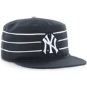 dunkelblaue-flache-snapback-kappe-pillbox-golden-age-von-new-york-yankees-mlb-von-47-brand