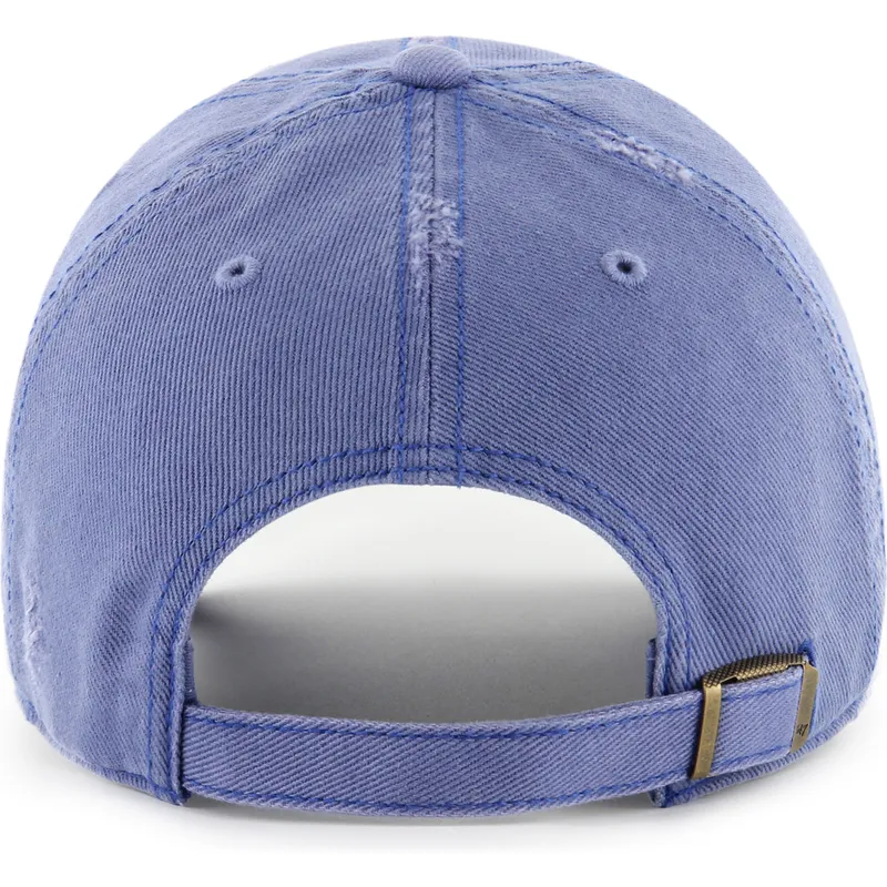 cap-izliekta-blue-adjustable-strap-clean-up-weathered-thrift-no-los-angeles-dodgers-mlb-no-47-brand