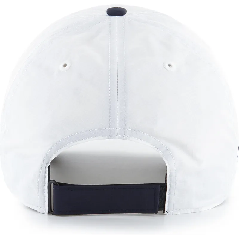 cepur-izliekta-balts-regulejama-lente-clean-up-vista-mini-two-tone-no-new-york-yankees-mlb-no-47-brand