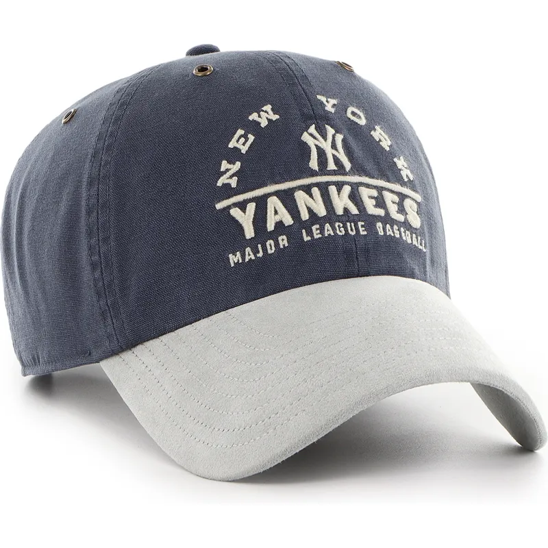 cepur-izliekta-tumsi-zils-regulejams-clean-up-windham-suede-vintage-no-new-york-yankees-mlb-no-47-brand