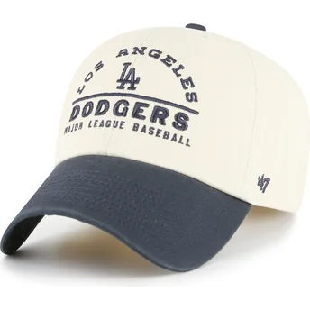 Cepur izliekta bēšs regulējama lente Clean Up Windham no Los Angeles Dodgers MLB no 47 Brand