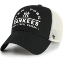cap-izliekta-black-snapback-clean-up-windham-mesh-no-new-york-yankees-mlb-no-47-brand