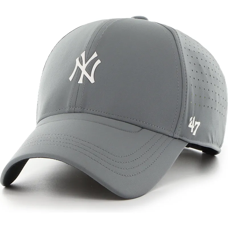 cap-izliekta-gray-adjustable-strap-mvp-cycle-shadow-no-new-york-yankees-mlb-no-47-brand