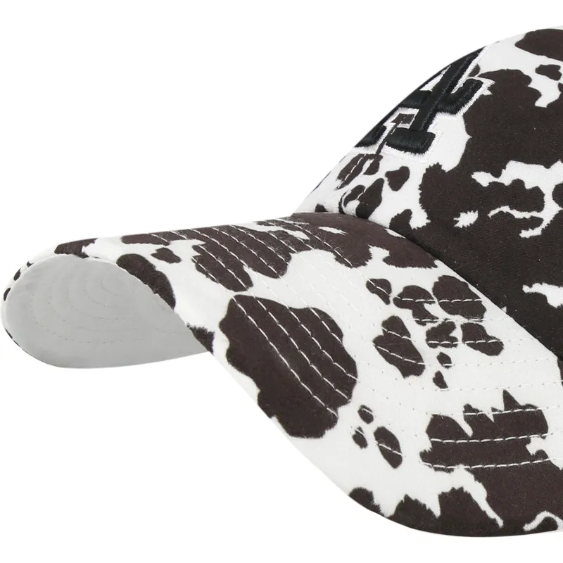 47-brand-curved-brim-clean-up-bessie-los-angeles-dodgers-mlb-white-adjustable-cap