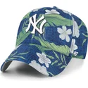 cap-izliekta-navy-blue-adjustable-strap-clean-up-beach-side-no-new-york-yankees-mlb-no-47-brand