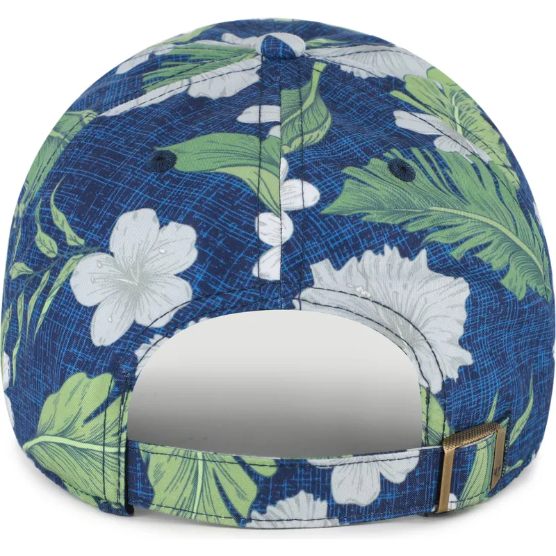 cap-izliekta-navy-blue-adjustable-strap-clean-up-beach-side-no-new-york-yankees-mlb-no-47-brand