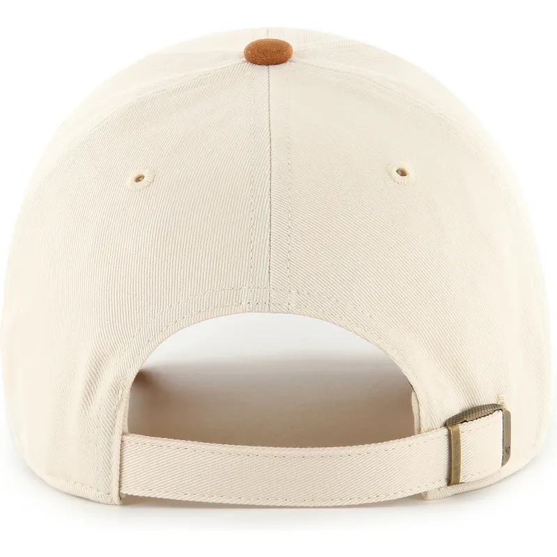 cepur-izliekta-bess-regulejams-clean-up-mini-script-suede-visor-no-new-york-yankees-mlb-no-47-brand